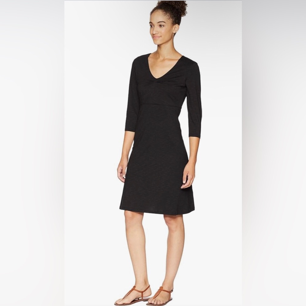 Horny Toad Black Heather Rosalinda Dress Size S Outdoor Hiking Camping Toad & Co